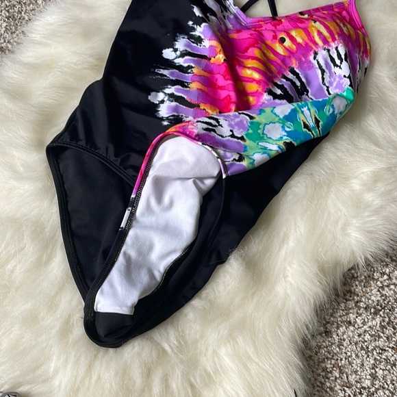 .Salt and Cove One Piece Multicolored Bathing Suit  Size Medium Junior - Picture 5 of 12